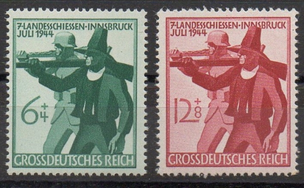 Michel Nr. 897 - 898, Tiroler Landesschießen postfrisch.